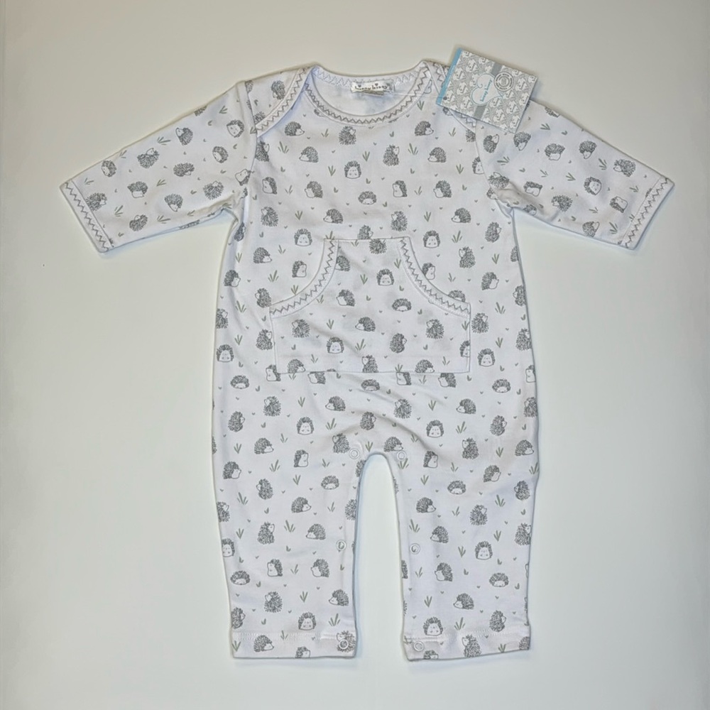 Kissy Kissy Baby Boys Outfit Long Sleeve Playsuit Jumper 0-3 Months Hedgehogs